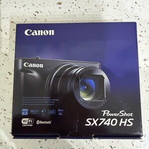 Canon PowerShot SX740 HS Blue Box Digital Camera